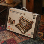 ROKR Mechanische Schreibmaschine Holz 3D Puzzle (Klassische Version)
