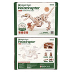 Mechanisches 3D-Holzpuzzle ROKR Velociraptor